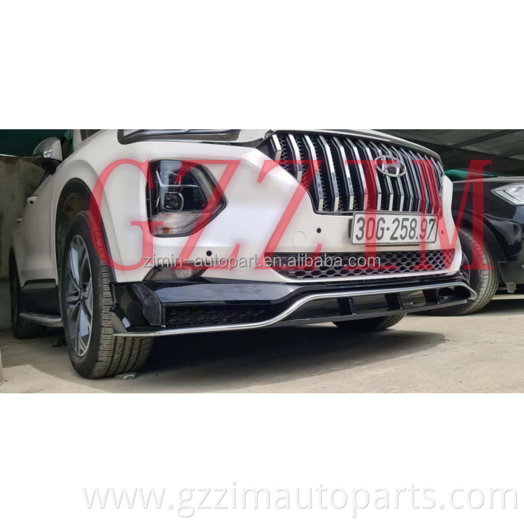 Car Front Bumper Lip Front Shovel Spoiler For Hyundai Santafe 2019